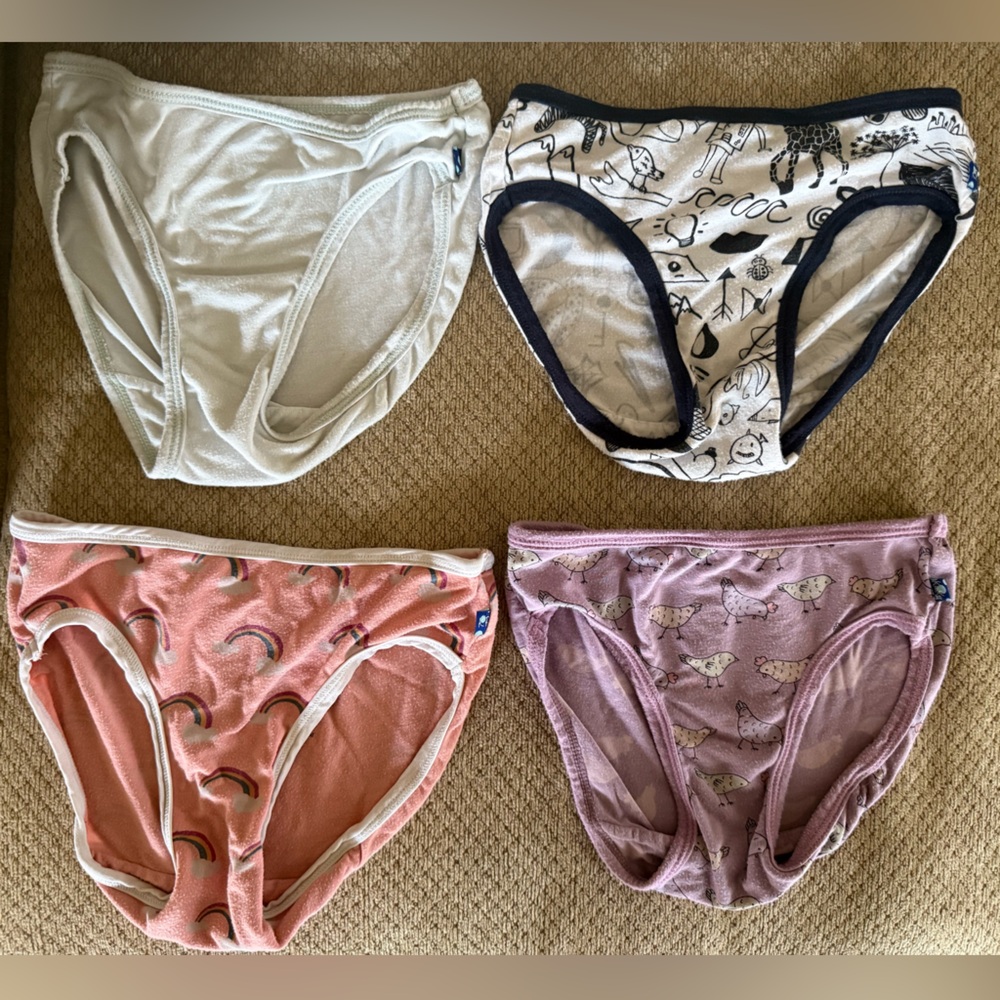 Girls Kickee Pants Kids Underwear Set of 15, Size Small 6/8
